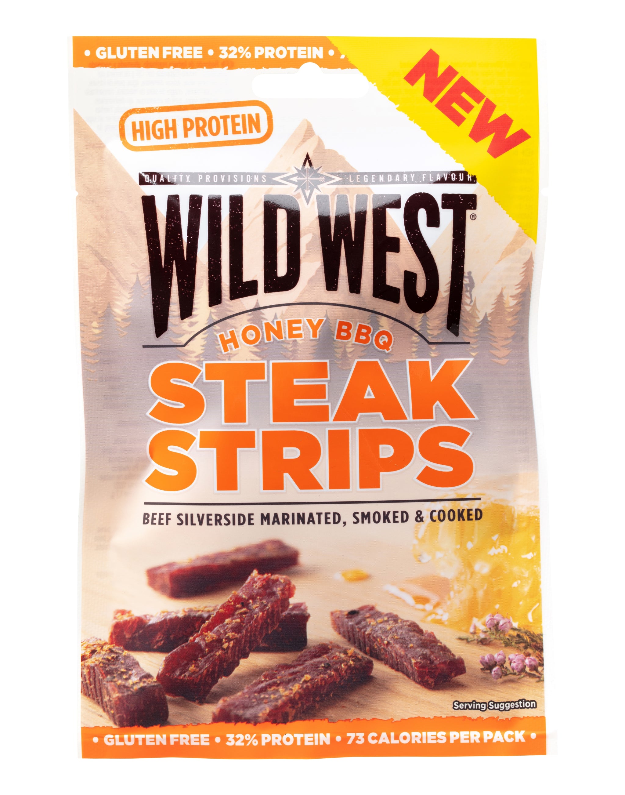 Wild West Honey BBQ Steak Strips Wild West Jerky